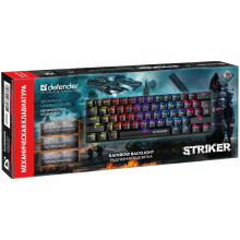 Mechanical Gaming keyboard Defender Striker GK-380L Rainbow